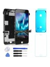 BLOC LCD POUR IPHONE 8 PLUS NOIR TOUT ASSEMBLÉ VITRE TACTILE + ECRAN LCD REMPLACEMENT + OUTILS + 1 VERRE TREMPE + JOINT