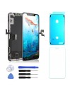 ECRAN LCD POUR IPHONE X/10 RETINA OLED VITRE TACTILE SUR CHASSIS + OUTILS + JOINT + VERRE