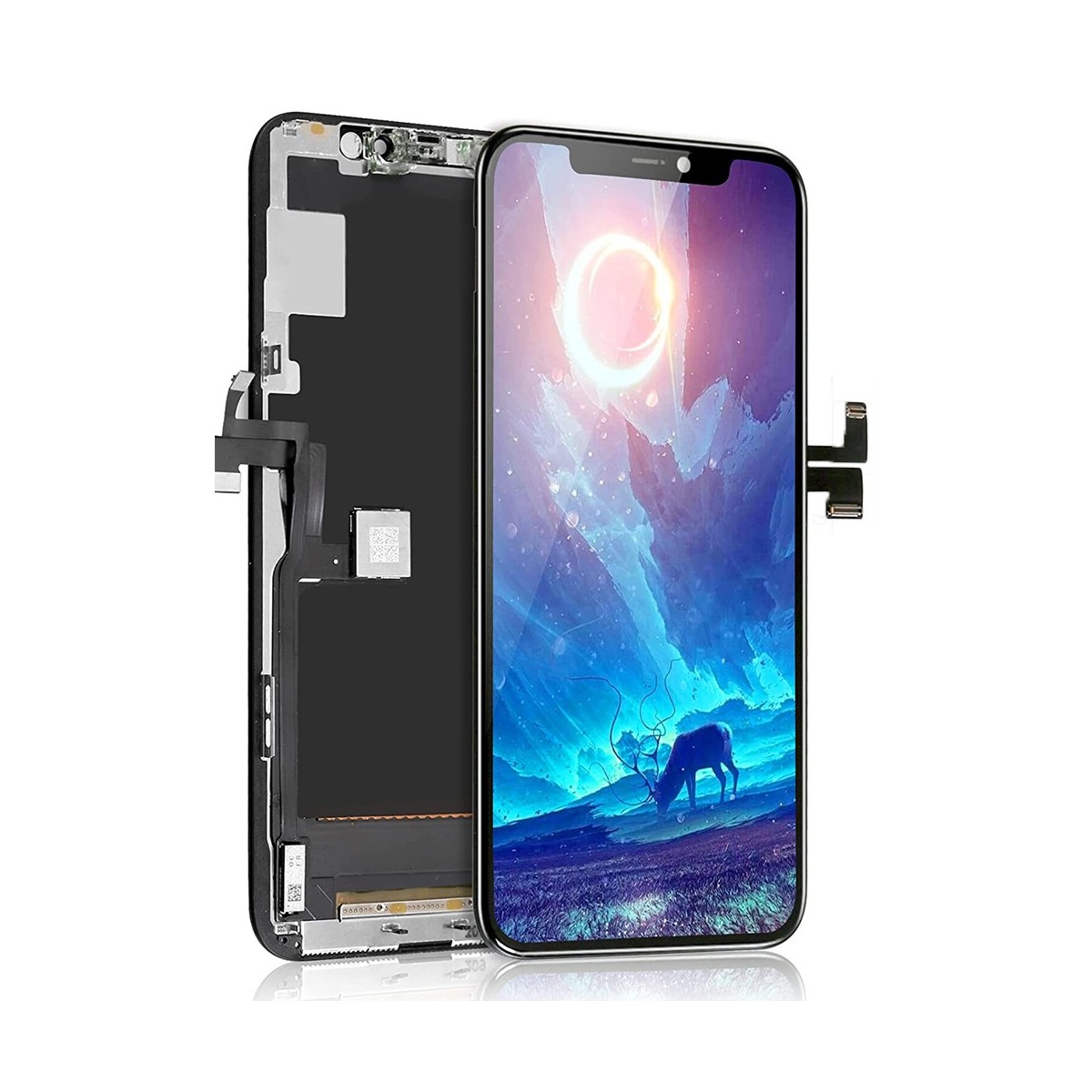 ECRAN LCD POUR IPHONE 11 PRO NOIR INCELL VITRE TACTILE SUR CHASSIS SANS OUTILS