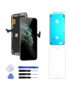 ECRAN LCD POUR IPHONE 11 PRO OLED NOIR VITRE TACTILE SUR CHASSIS + OUTILS + JOINT + VERRE