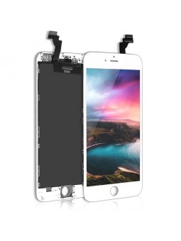 ECRAN LCD POUR IPHONE 6 PLUS RETINA + VITRE TACTILE BLANC SANS OUTILS