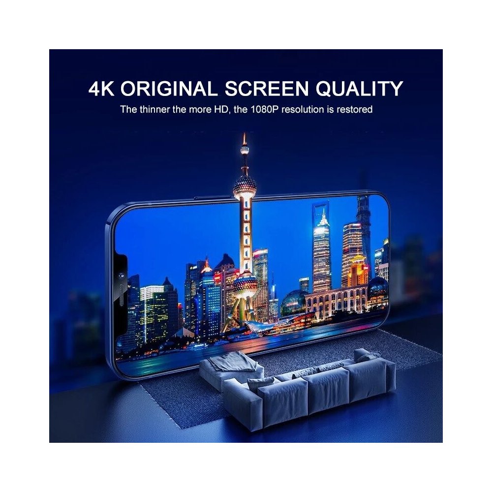 1 Verre Trempé Transparent iPhone 14 Pro Max