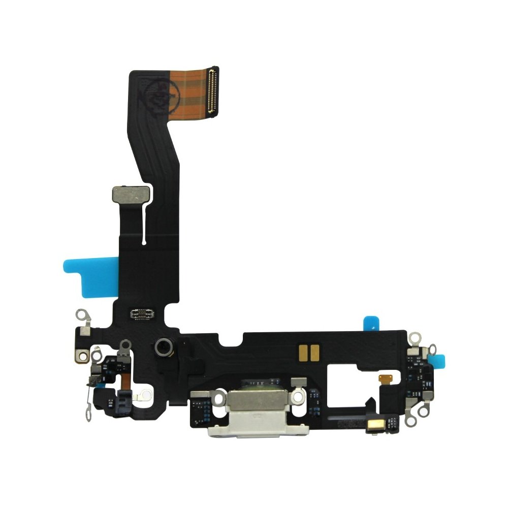 Nappe connecteur port de charge charging flex pour iPhone 12 Bleu