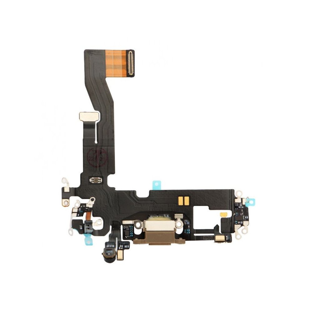 Nappe connecteur port de charge charging flex pour iPhone 12 Pro Or