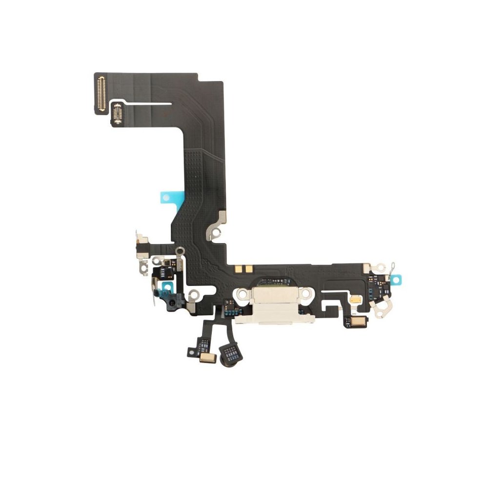 Nappe connecteur port de charge charging flex pour iPhone 13 Mini Lumiere Stellaire