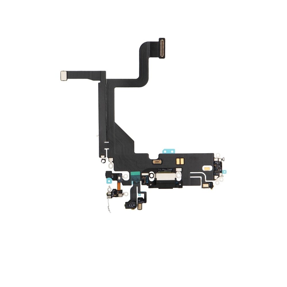 Nappe connecteur port de charge charging flex pour iPhone 13 Pro Noir