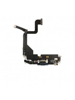 Nappe connecteur port de charge charging flex pour iPhone 13 Pro Bleu