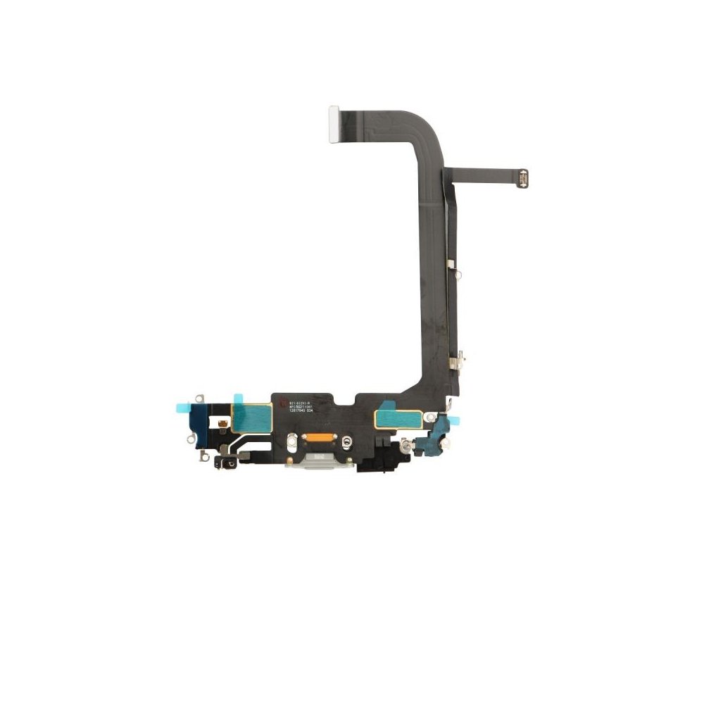 Nappe connecteur port de charge charging flex pour iPhone 13 Pro Max Argent