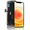 ECRAN OLED POUR IPHONE 12 VITRE TACTILE SUR CHASSIS NOIR SANS OUTILS