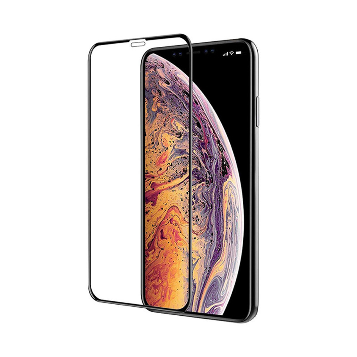 Verre Trempé Intégral 5D Pour iPhone 11 PRO MAX, Recouvre 100% de la Face Avant