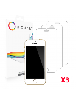 Lot de 3 Verres Trempés Pour iPhone 5 / 5C / 5S / SE 2016 Avec Blister