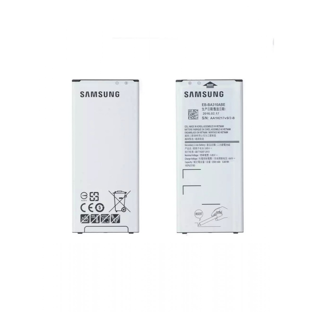 Batterie pour Samsung Galaxy A3 2016 (A310F)