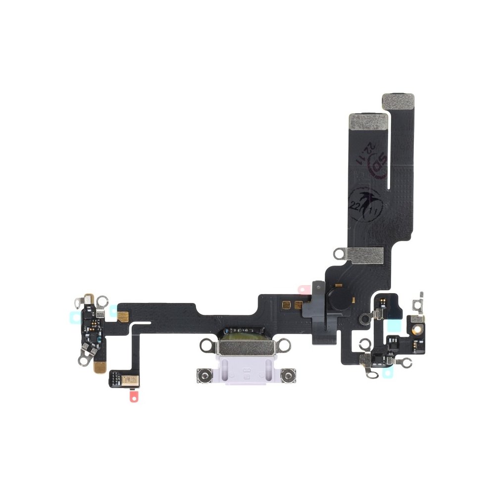 Connecteur de charge Lightning pour iPhone 14 violet
