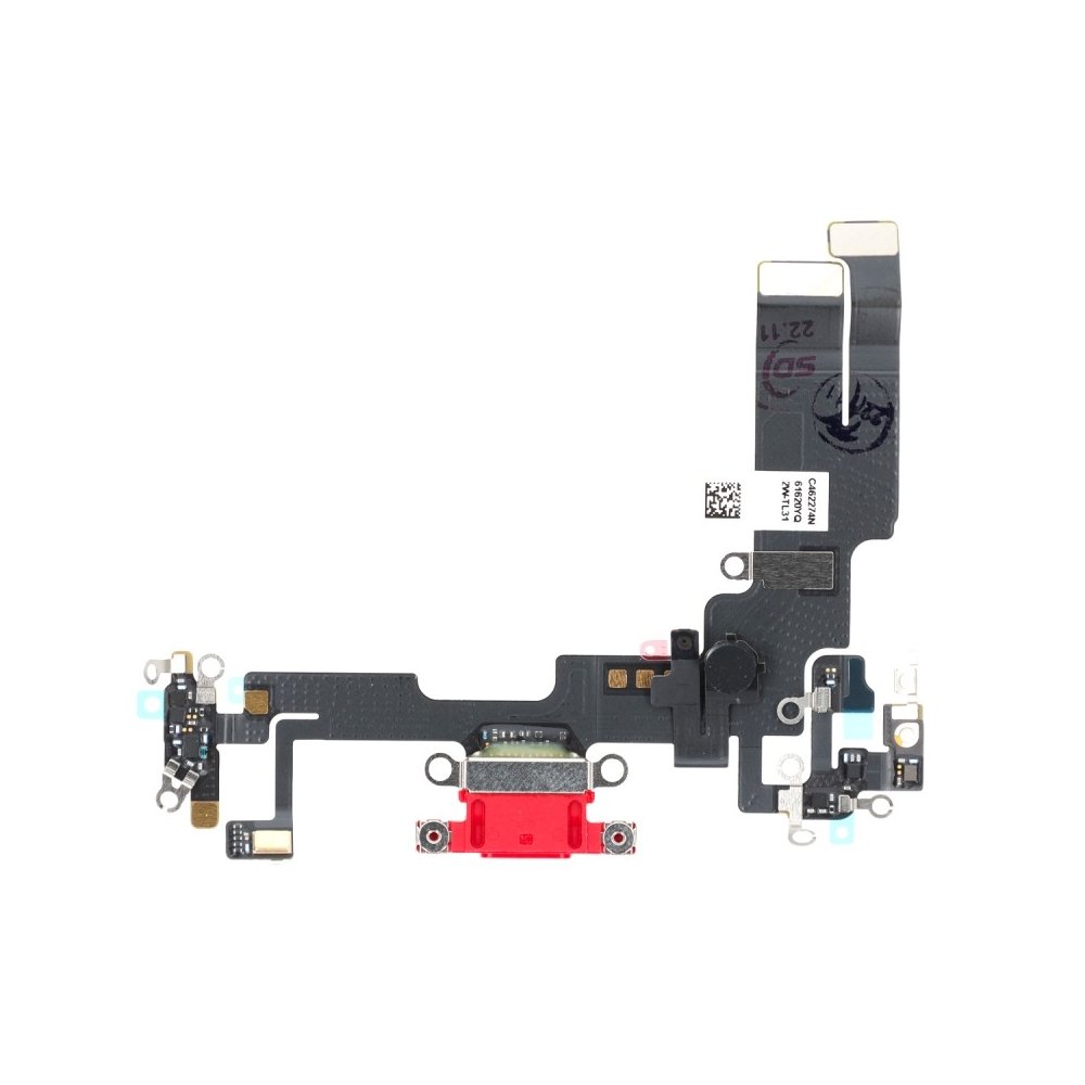 Connecteur de charge Lightning pour iPhone 14 rouge