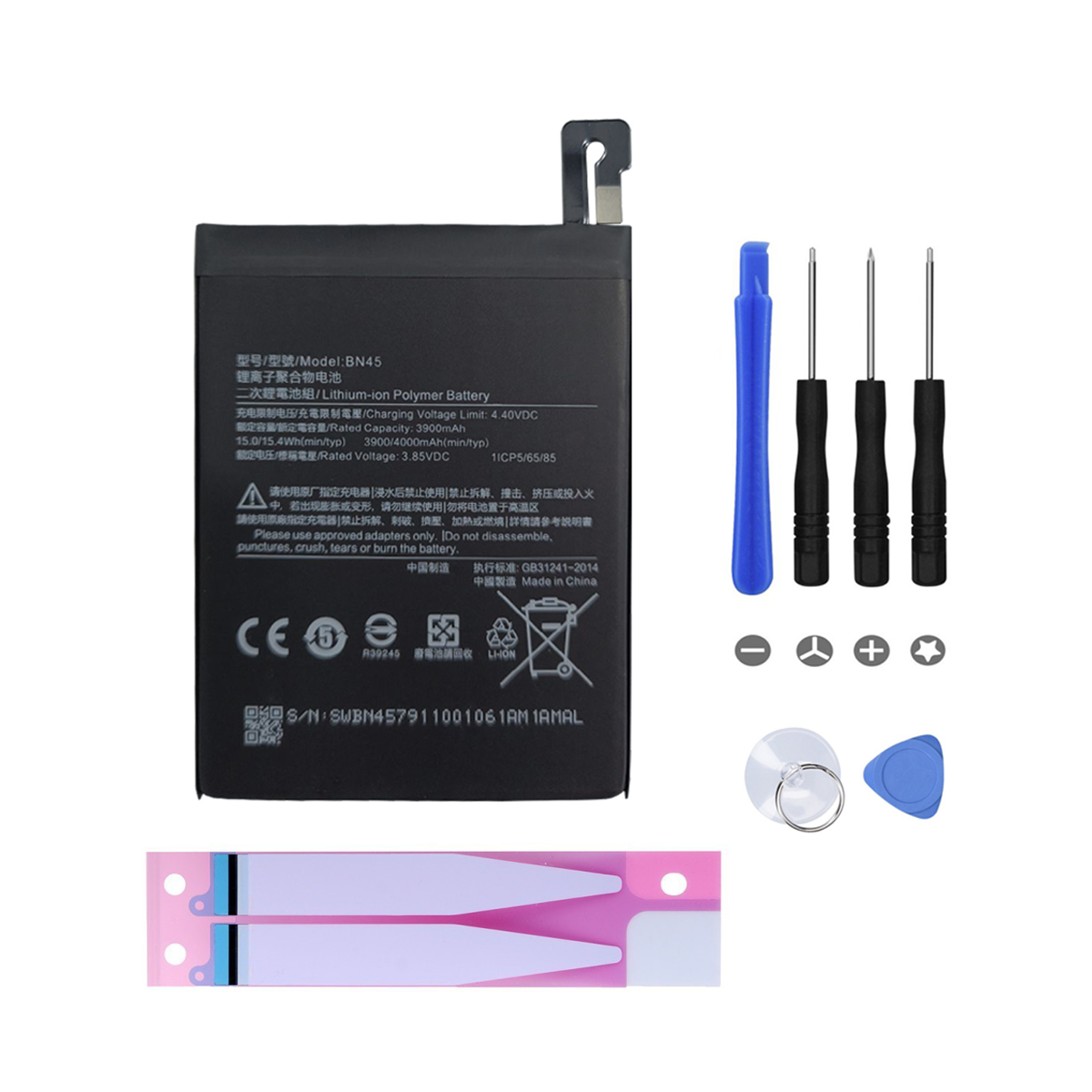 Batterie Compatible Pour Xiaomi Redmi Note 5 Pro + OUTILS (BN45)