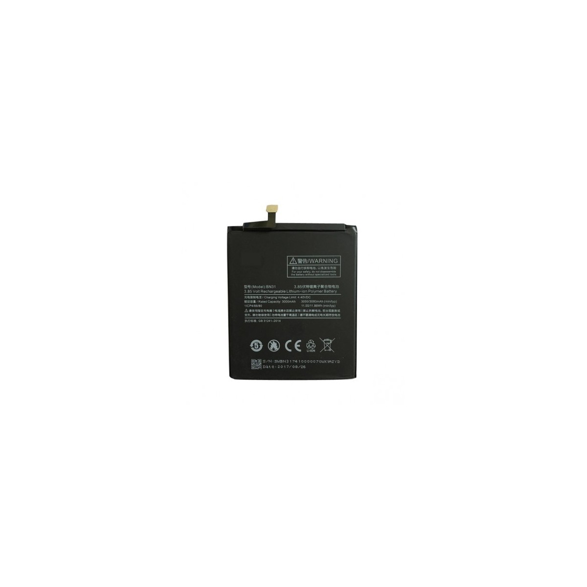 Batterie Compatible Pour Xiaomi Mi A1 (BN31)