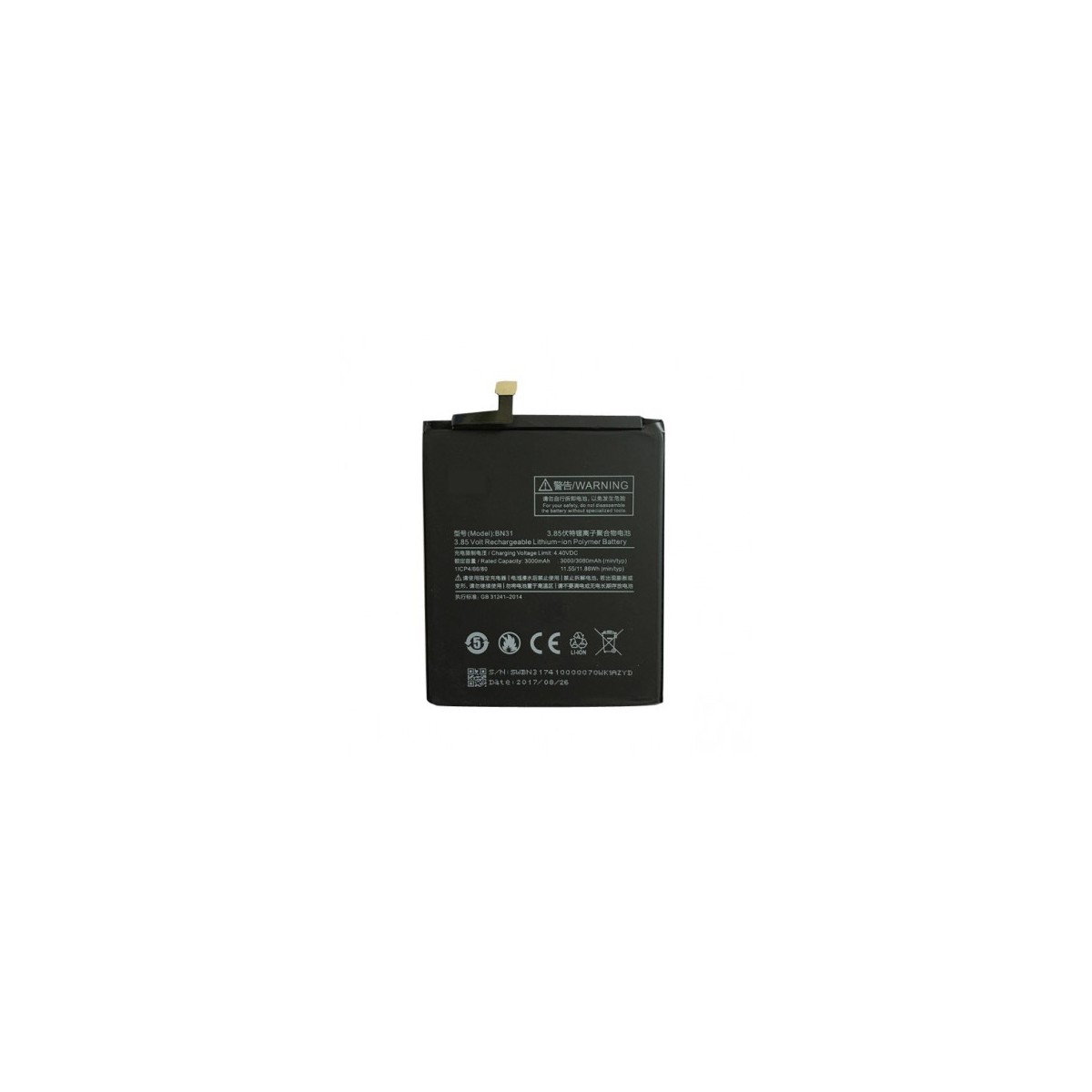 Batterie Compatible Pour Xiaomi Mi 5X (BN31)