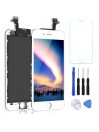 OuiSmart® ECRAN LCD POUR IPHONE 6 BLANC RETINA + VITRE TACTILE COMPLET SUR CHASSIS + OUTILS + 1 VERRE TREMPÉ