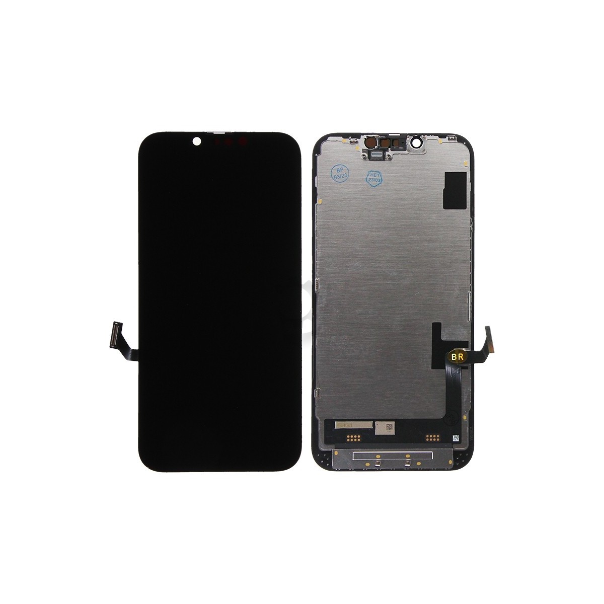 ECRAN LCD POUR IPHONE 14 INCELL VITRE TACTILE SUR CHASSIS NOIR SANS OUTILS