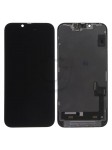 ECRAN OLED POUR IPHONE 14 VITRE TACTILE SUR CHASSIS NOIR SANS OUTILS