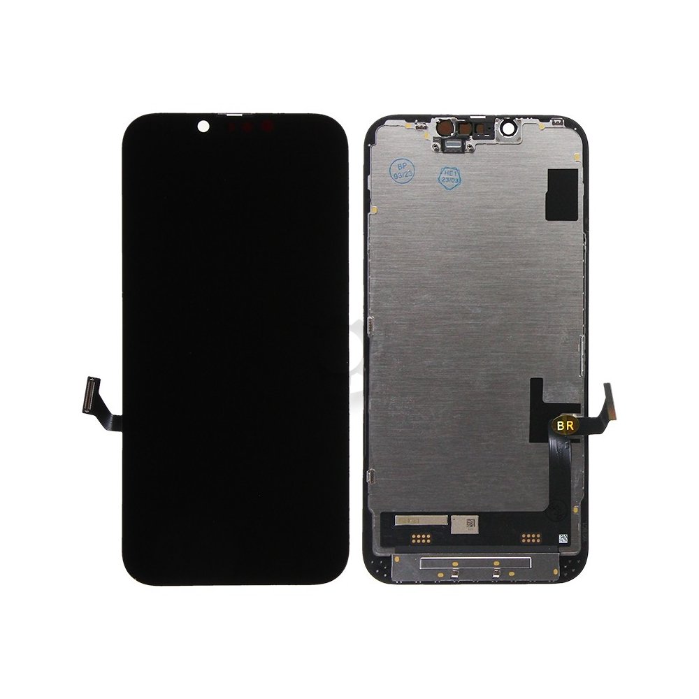 ECRAN LCD POUR IPHONE 14 PRO INCELL VITRE TACTILE SUR CHASSIS NOIR SANS OUTILS