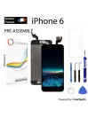 OuiSmart® BOITE BLOC COMPLET POUR IPHONE 6 NOIR TOUT ASSEMBLÉ VITRE TACTILE + ECRAN LCD + 1 VERRE TREMPE + BOITE FBC