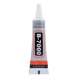 COLLE B7000 15 ML Super Glue Pour Réparation Pose Téléphones Smartphones Tablettes Bijoux Livres reliure Cuir Chaussures papiers