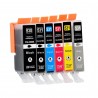 Pack de 6 Cartouches compatibles avec Canon PGI-530 CLI-531 pour PIXMA TS8750 et Pixma TS8751