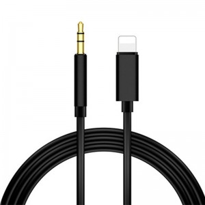 Câble Audio Câble Auxiliaire pour iPhone Mâle Cable Jack 3.5mm Aux Adaptateur Voiture Audio Cable