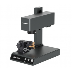 Graveur laser de bureau Mr Carve M4 + RF1 1064nm & 455nm pour métaux et non-métaux avec une zone de travail de 70mm*70mm