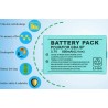 Batterie Gameboy Advanced GBA SP 850mAh Rechargeable Lithium-ion Batterie+Outil
