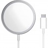 Chargeur Sans Fil Charge Rapide 15W Induction Magnétique Compatible Magsafe Iphone 15-14-14 Plus-14 Pro-14 Pro Max-13-12-11-X-Xs