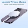 Chargeur Sans Fil Charge Rapide 15W Induction Magnétique Compatible Magsafe Iphone 15-14-14 Plus-14 Pro-14 Pro Max-13-12-11-X-Xs