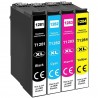 4 Cartouches compatibles EPSON T1285 (Série Renard)