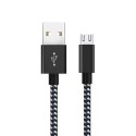 3 Câbles Micro USB 2M,Micro Câble Chargeur USB Compatible Samsung Galaxy S7 Edge S6 S5 S4 S3, Note 5,WIKO,ASUS,HUAWEI,HTC,LG (No
