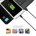 3 Câbles Micro USB 2M,Micro Câble Chargeur USB Compatible Samsung Galaxy S7 Edge S6 S5 S4 S3, Note 5,WIKO,ASUS,HUAWEI,HTC,LG (No