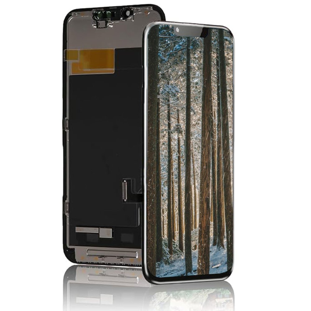 ECRAN LCD VITRE TACTILE SUR CHASSIS POUR IPHONE 11 INCELL NOIR SANS...