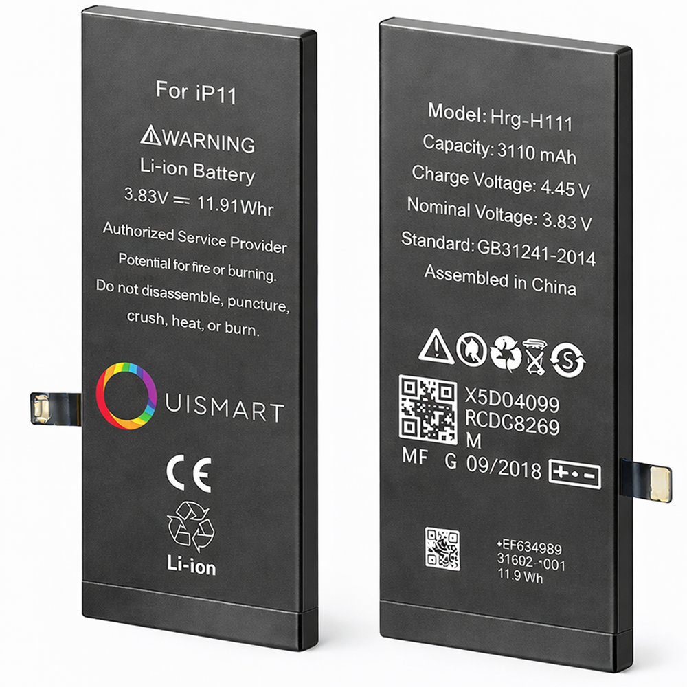 BATTERIE POUR IPHONE 11 INTERNE NEUVE DE REMPLACEMENT SANS OUTILS a...