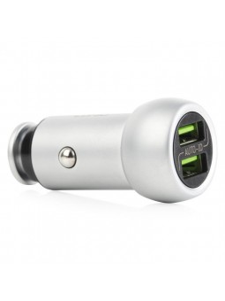 Chargeur de voiture LDNIO C401I 2 Ports USB, 3.6A avec Câble compatible iPhone 12 11 X 8 13 14 Max Pro