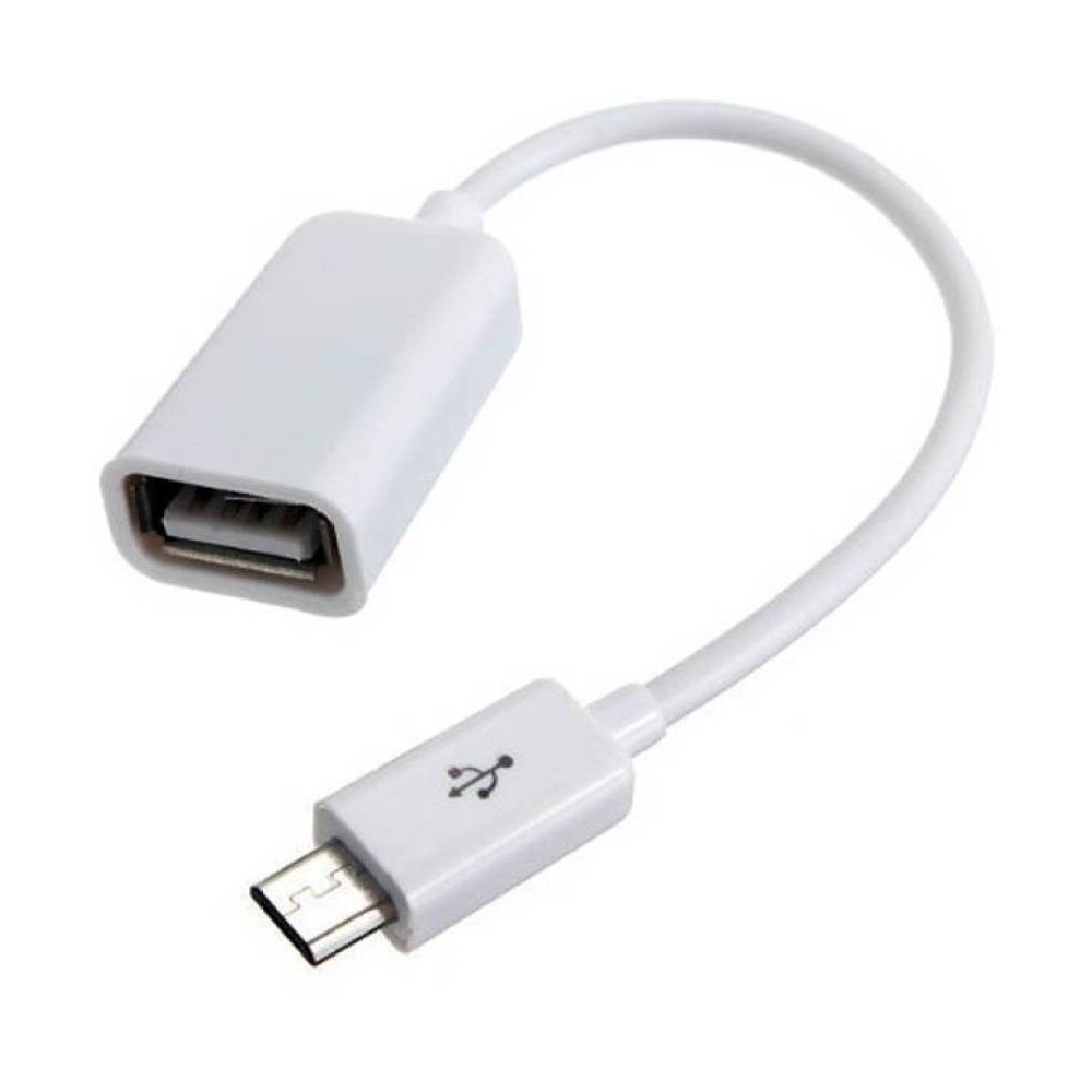 Adaptateur Micro Usb OTG Blanc