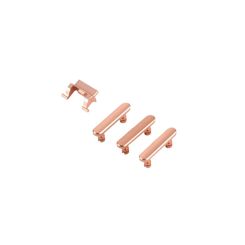 LOT DE BOUTONS (POWER, VIBREUR, VOLUME) OR POUR IPHONE 8 PLUS