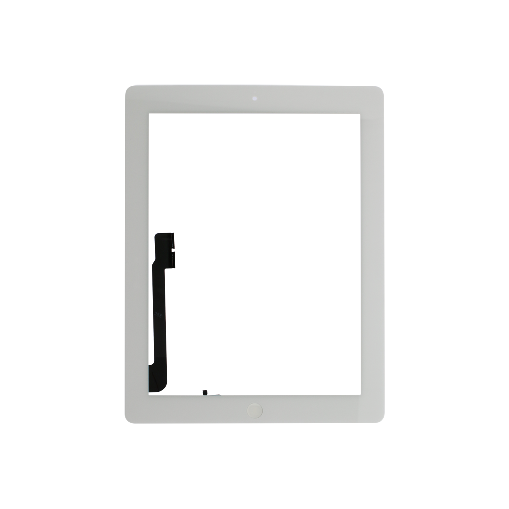 Vitre Tactile pour iPad 3 Blanc Pré Assemblée sans outils