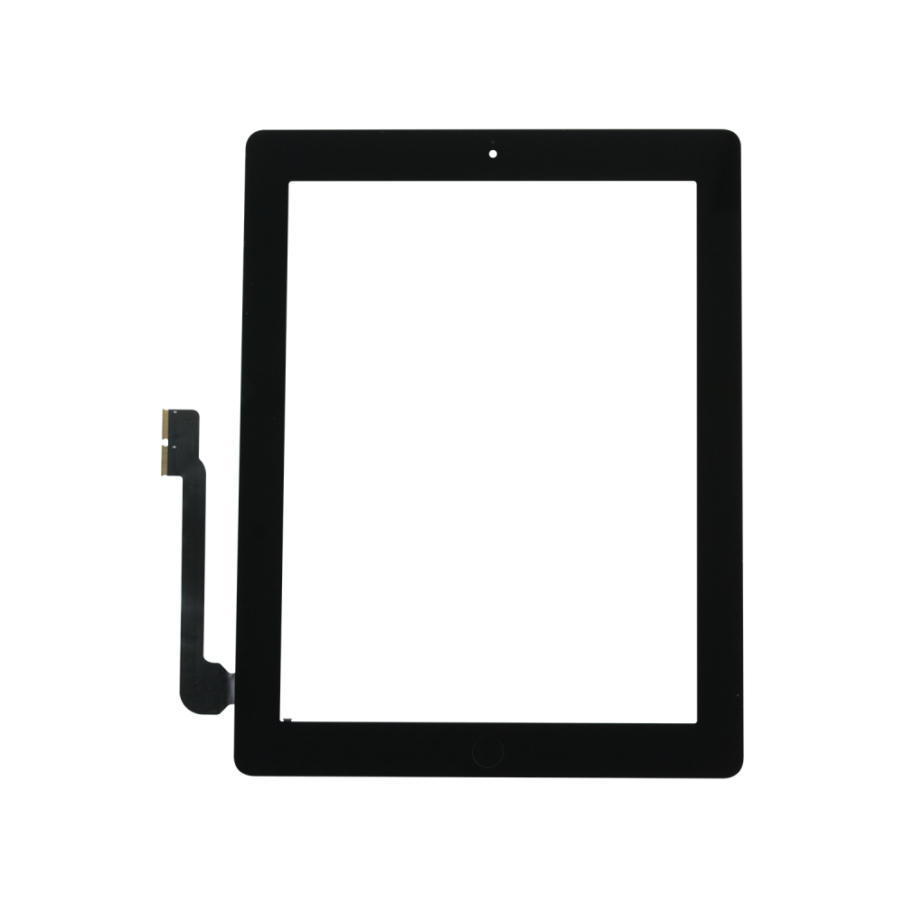 Vitre Tactile pour iPad 3 Noir Pré Assemblée sans outils