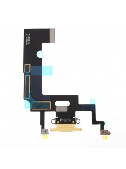 Nappe connecteur port de charge charging flex compatible iPhone Xr Jaune