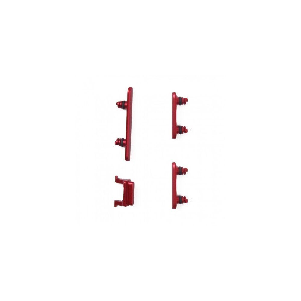 Lot de boutons Rouge compatible iPhone XR