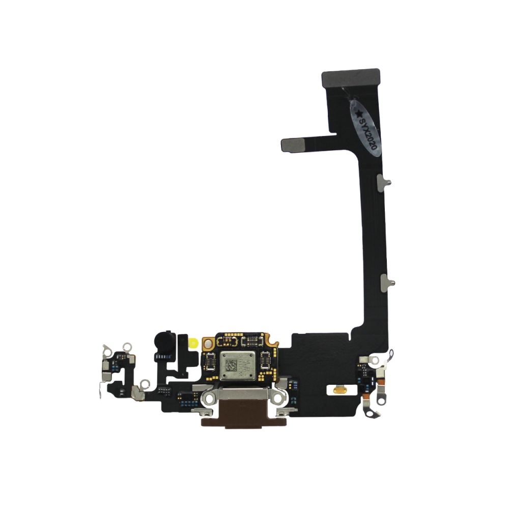 Nappe connecteur port de charge charging flex compatible iPhone 11 Pro Or