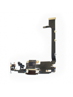 Nappe connecteur port de charge charging flex compatible iPhone 11 Pro Max Or