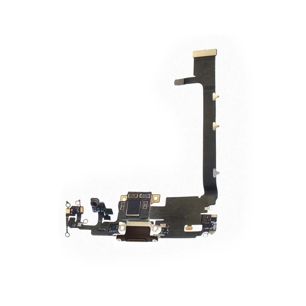 Nappe connecteur port de charge charging flex compatible iPhone 11 Pro Max Or