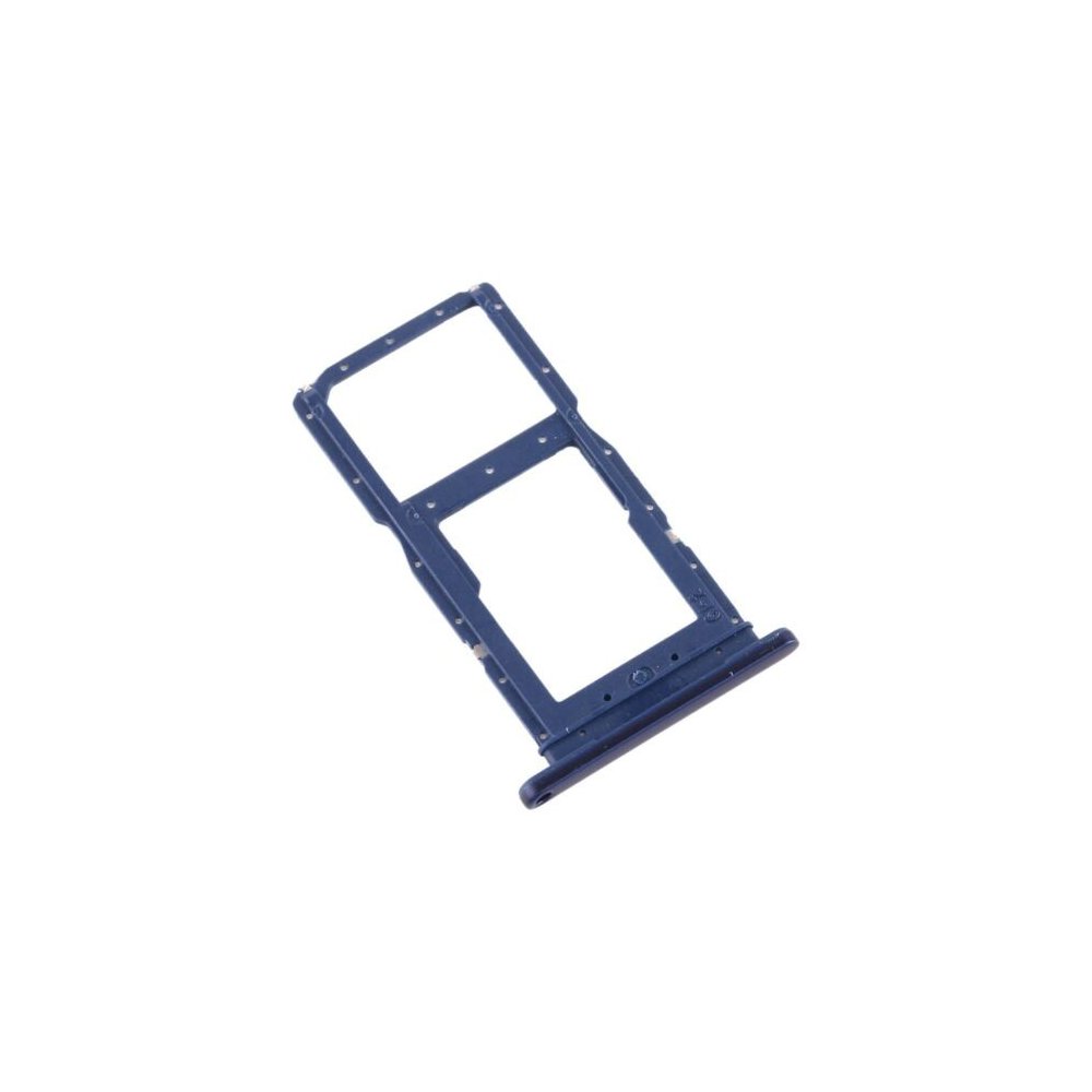 TIROIR SUPPORT CARTE DOUBLE SIM MICROSD DU HUAWEI P SMART Z BLEU