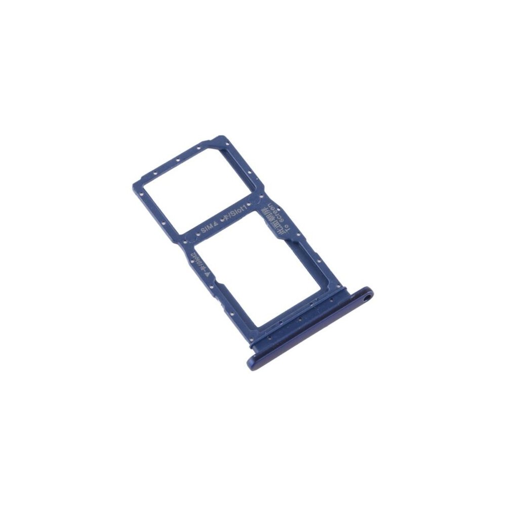 TIROIR SUPPORT CARTE DOUBLE SIM MICROSD DU HUAWEI HONOR 9X BLEU